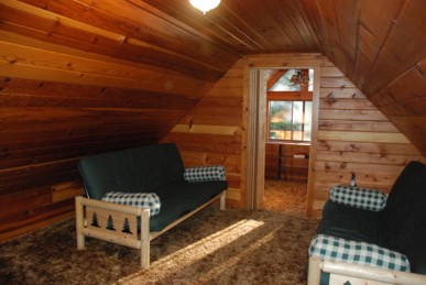 View of family room upstairs
