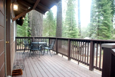 View of front deck