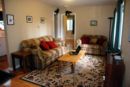The Little Pine's cozy living room