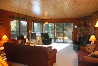 A morning view of the living room