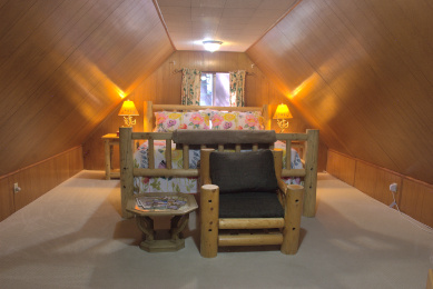 View of master bedroom and windows