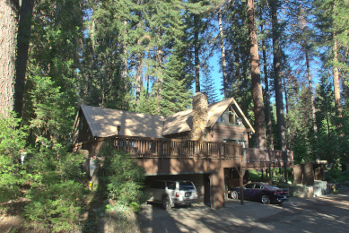 View of house from the road